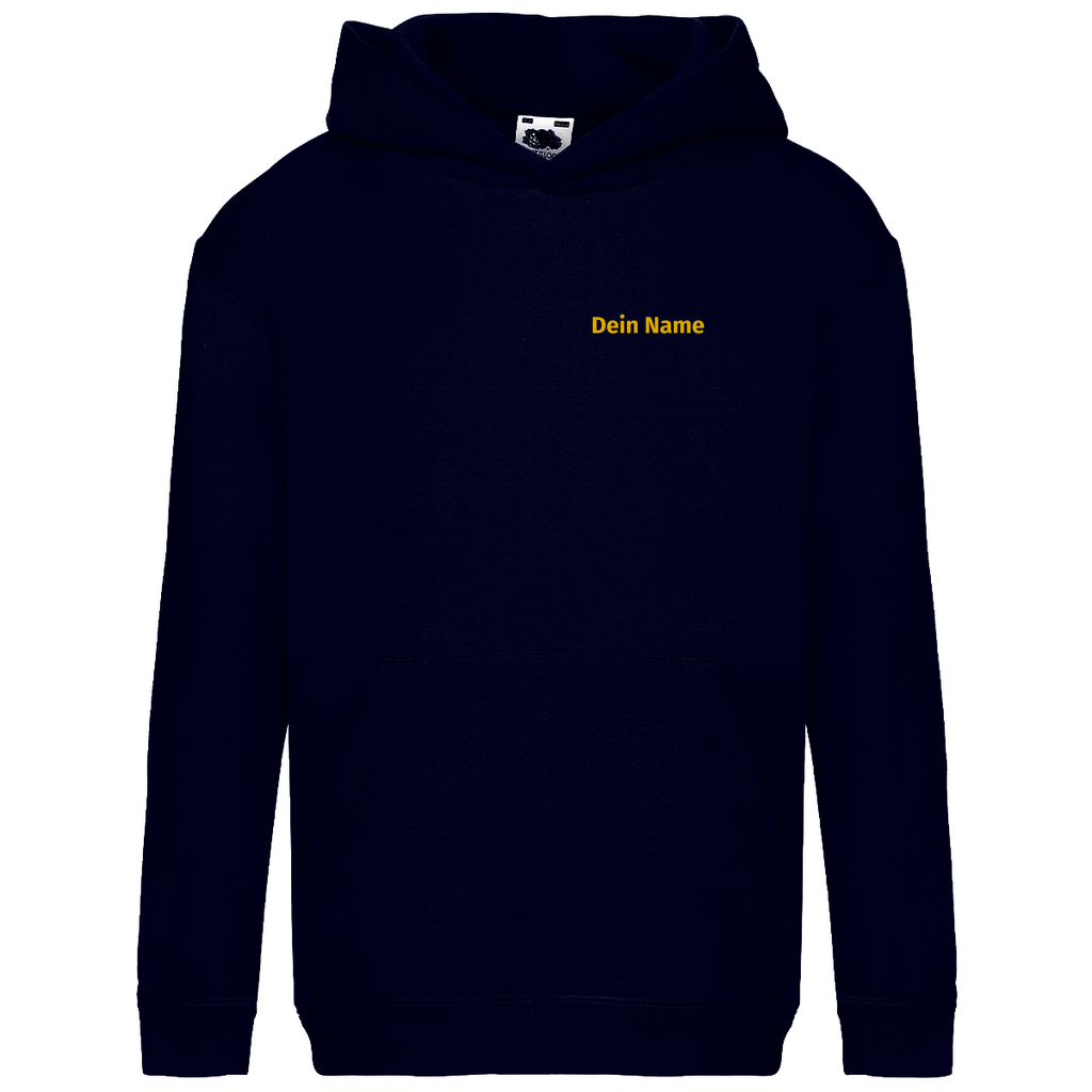 Kinder Hoodie - Jugendfeuerwehr Gelb [Personalisierbar]
