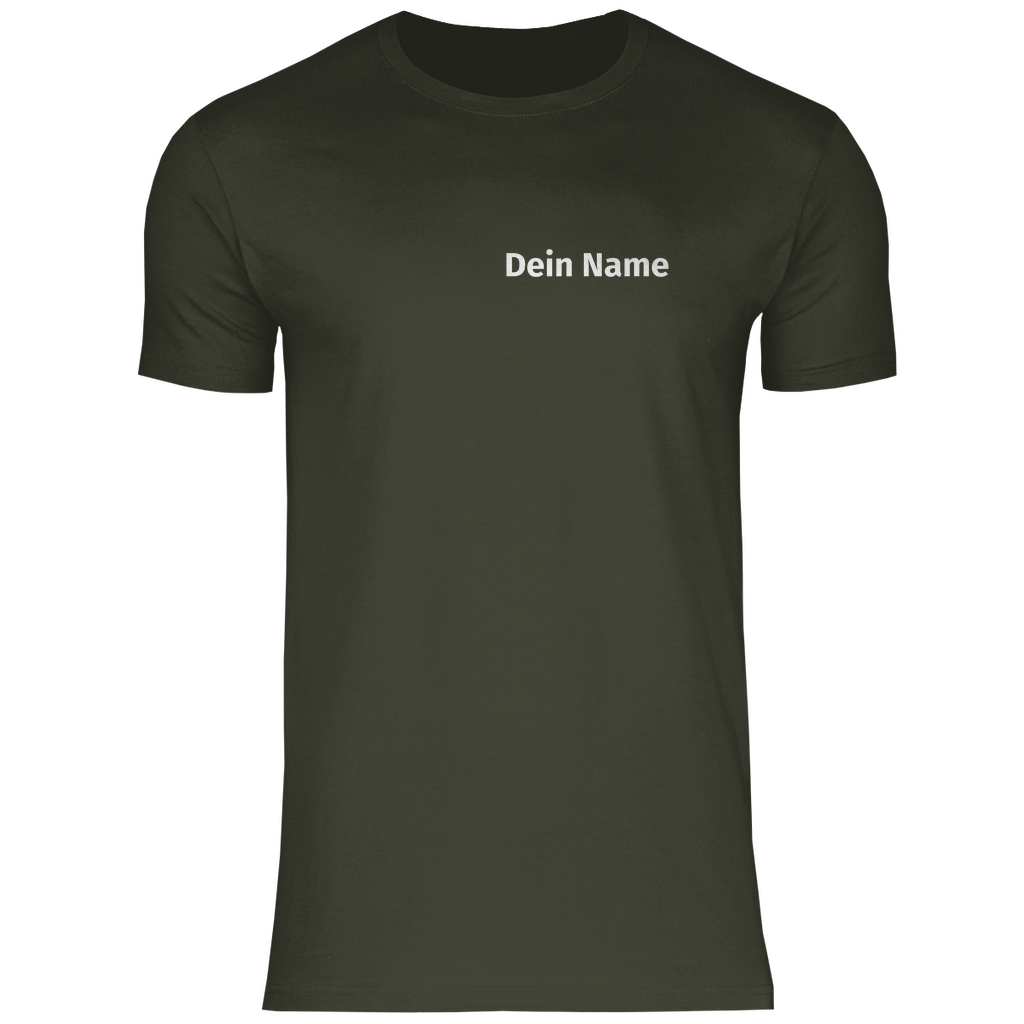 Herren T-Shirt - Freiwillige Feuerwehr Grün (Personalisierbar)
