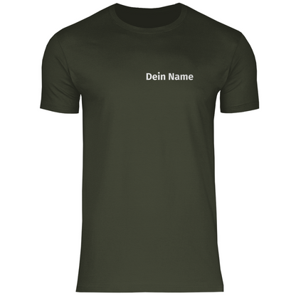 Herren T-Shirt - Freiwillige Feuerwehr Grün (Personalisierbar)