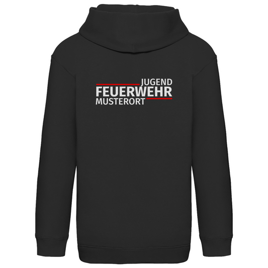 Kinder Hoodie - Modern Jugendfeuerwehr [Personalisierbar]