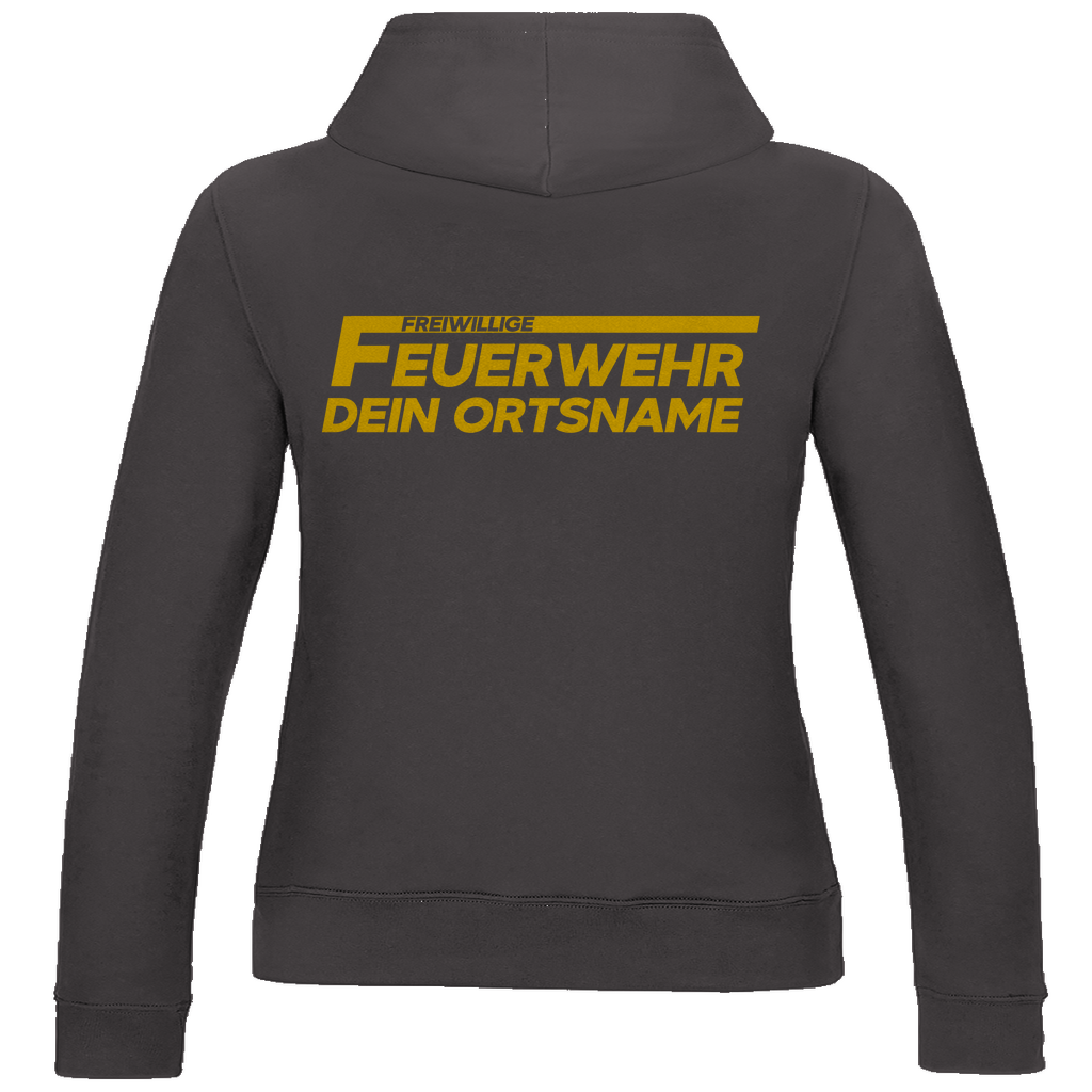 Damen Hoodie - Freiwillige Feuerwehr Gelb [Personalisierbar]