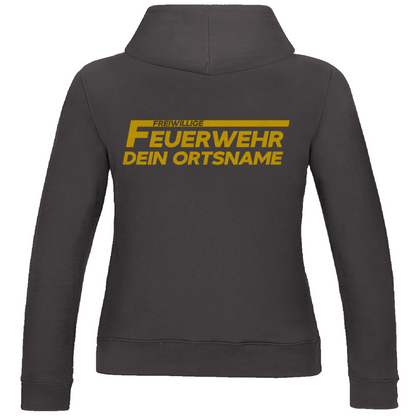 Damen Hoodie - Freiwillige Feuerwehr Gelb [Personalisierbar]