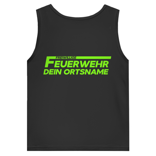 Herren Tank Top - Freiwillige Feuerwehr Grün [Personalisierbar]