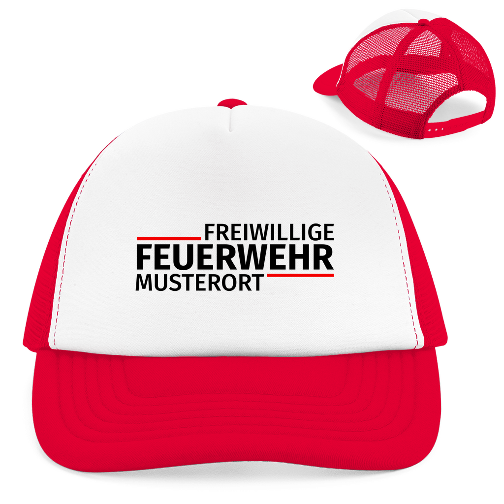 Retro Trucker Cap - Modern Freiwillige Feuerwehr [Personalisierbar]