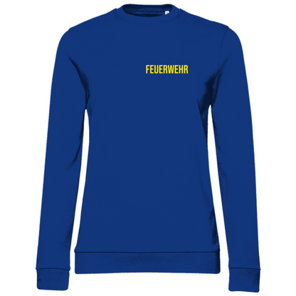 Damen Sweatshirt - Feuerwehr Schriftzug (Personalisierbar)