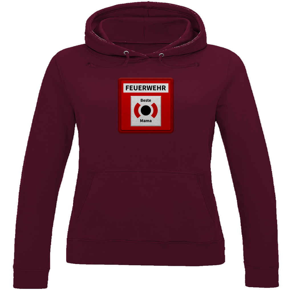 Damen Hoodie - Brandmelder Beste Mama
