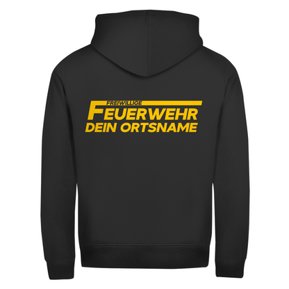 Unisex Zipper Hoodie - Freiwillige Feuerwehr Gelb [Personalisierbar]