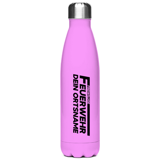 Edelstahl-Thermoflasche - Freiwillige Feuerwehr (Personalisierbar)