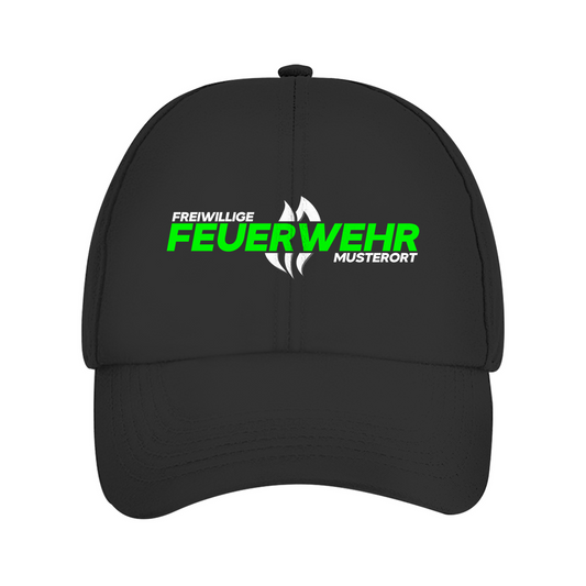 Dad Cap - Flamme Freiwillige Feuerwehr Grün [Personalisierbar]