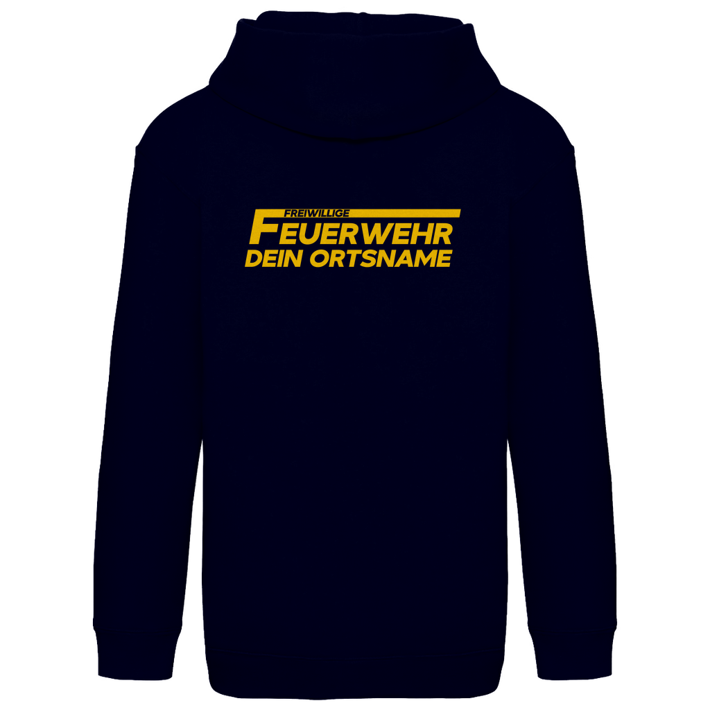Kinder Hoodie - Freiwillige Feuerwehr Gelb [Personalisierbar]