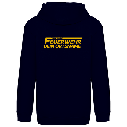 Kinder Hoodie - Freiwillige Feuerwehr Gelb [Personalisierbar]