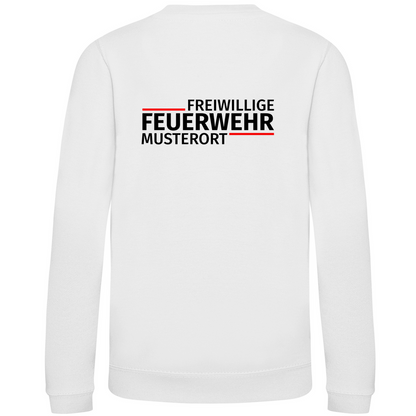 Kinder Sweatshirt - Modern Freiwillige Feuerwehr [Personalisierbar]