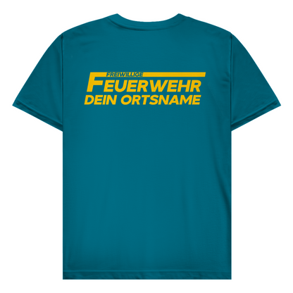 Herren T-Shirt - Freiwillige Feuerwehr Gelb [Personalisierbar]