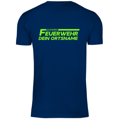 Herren T-Shirt - Freiwillige Feuerwehr Grün (Personalisierbar)