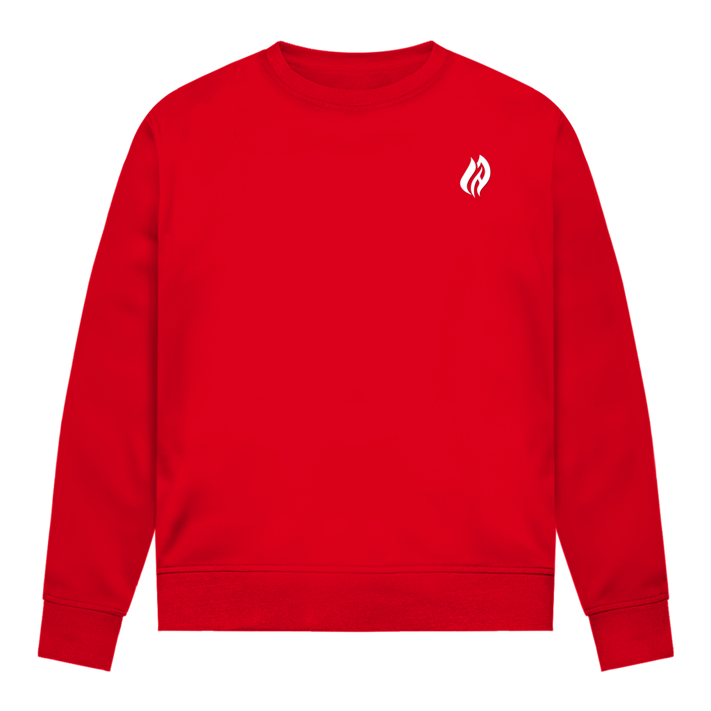 Damen Sweatshirt - Flamme Freiwillige Feuerwehr Gelb [Personalisierbar]