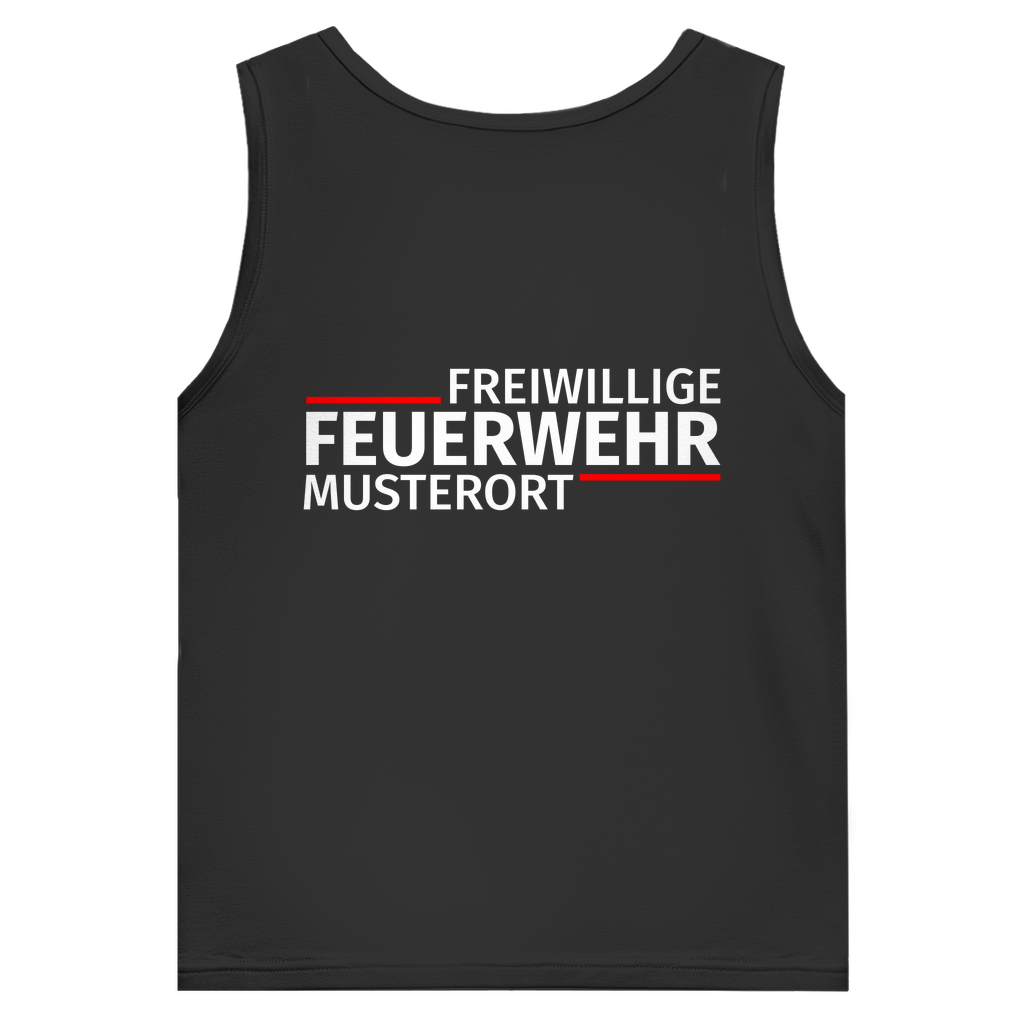 Herren Tank Top - Modern Freiwillige Feuerwehr [Personalisierbar]