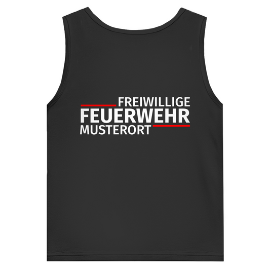 Herren Tank Top - Modern Freiwillige Feuerwehr [Personalisierbar]