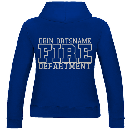 Damen Hoodie - Fire Department (Personalisierbar)