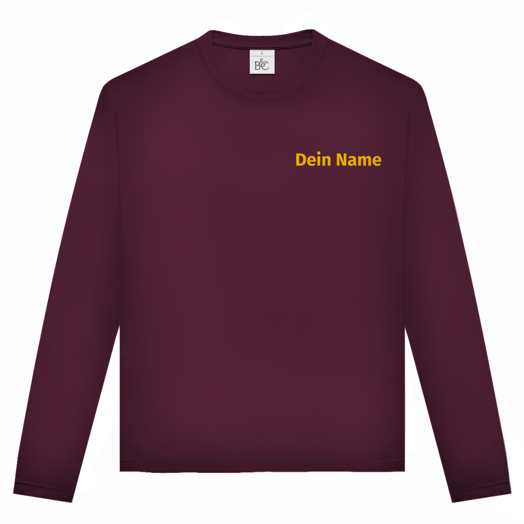 Unisex Langarmshirt - Freiwillige Feuerwehr Gelb [Personalisierbar]