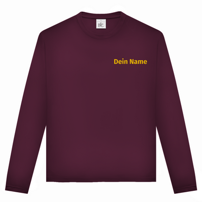 Unisex Langarmshirt - Freiwillige Feuerwehr Gelb [Personalisierbar]
