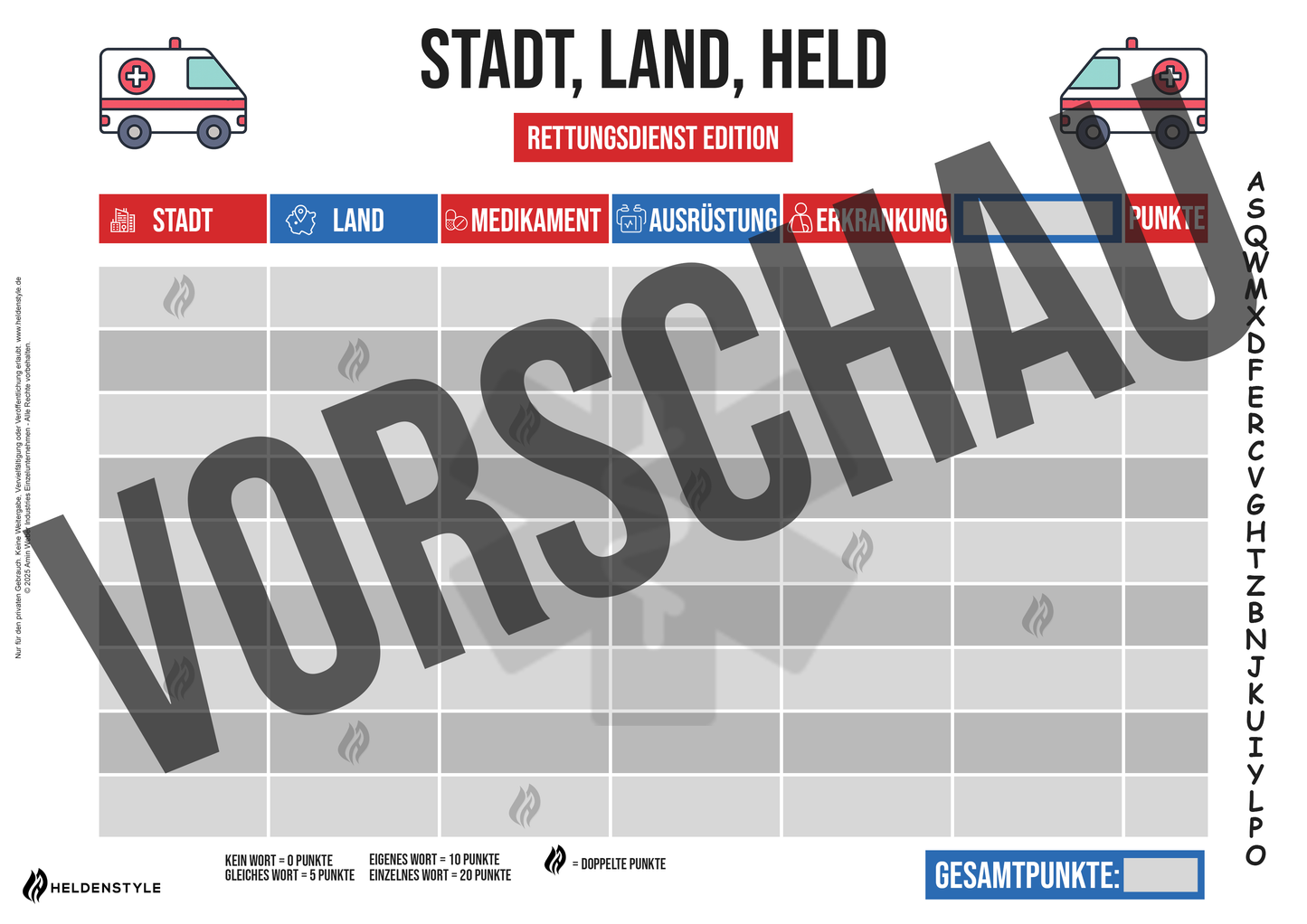 Stadt, Land, Held - Rettungsdienst Edition