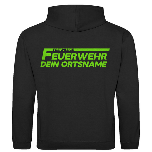Herren Hoodie - Freiwillige Feuerwehr Grün [Personalisierbar]