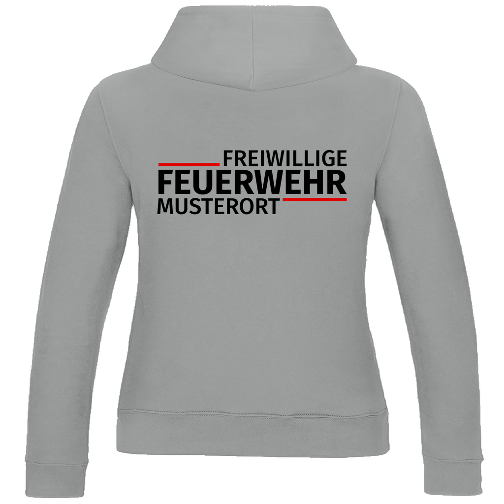 Damen Hoodie - Modern Freiwillige Feuerwehr [Personalisierbar]