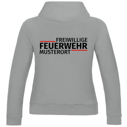 Damen Hoodie - Modern Freiwillige Feuerwehr [Personalisierbar]