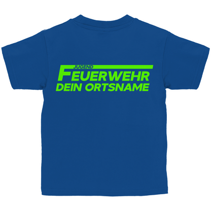 Kinder T-Shirt - Jugendfeuerwehr Grün [Personalisierbar]