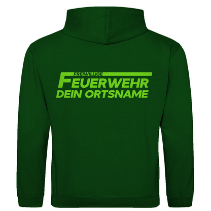 Herren Hoodie - Freiwillige Feuerwehr Grün (Personalisierbar)