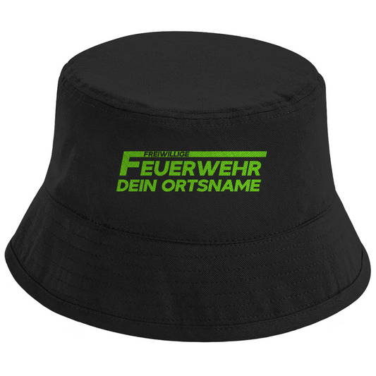 Bucket Hat - Freiwillige Feuerwehr Grün [Personalisierbar]