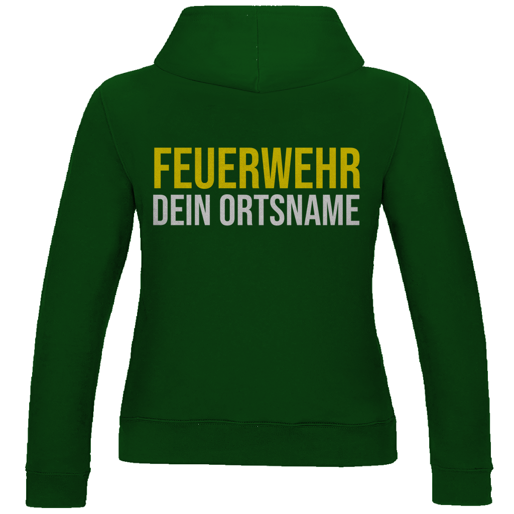 Damen Hoodie - Feuerwehr Schriftzug (Personalisierbar)