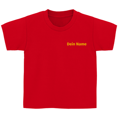 Kinder T-Shirt - Jugendfeuerwehr Gelb [Personalisierbar]