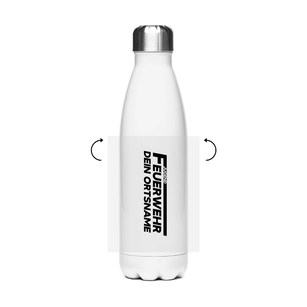 Edelstahl-Thermoflasche - Jugendfeuerwehr [Personalisierbar]