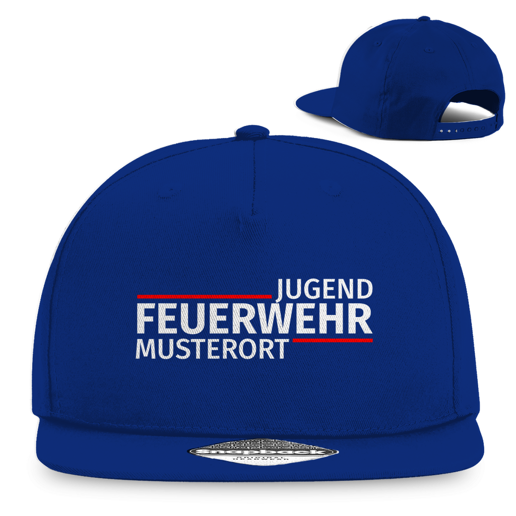 Snapback Rapper Cap - Modern Jugendfeuerwehr [Personalisierbar]