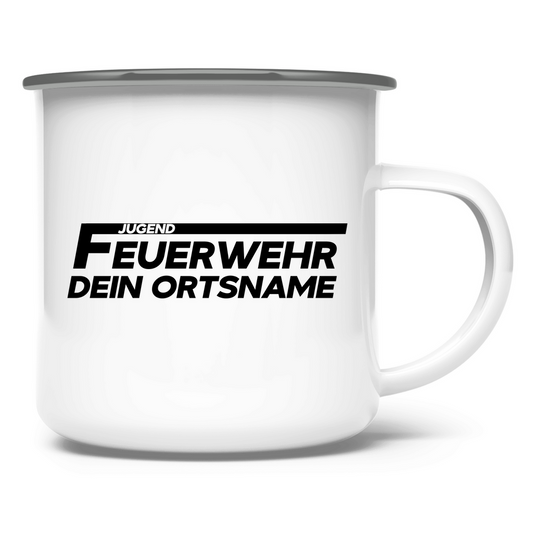 Emaille Tasse - Jugendfeuerwehr [Personalisierbar]