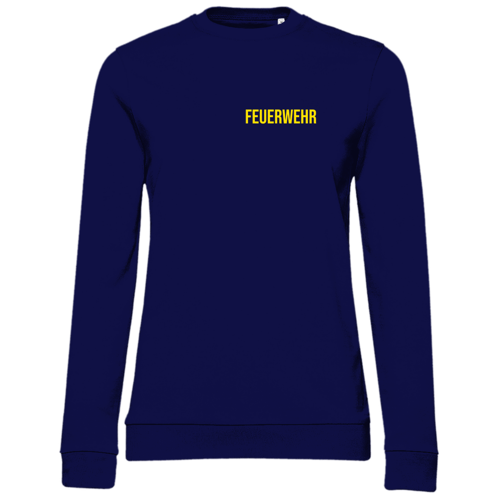 Damen Sweatshirt - Feuerwehr Schriftzug (Personalisierbar)