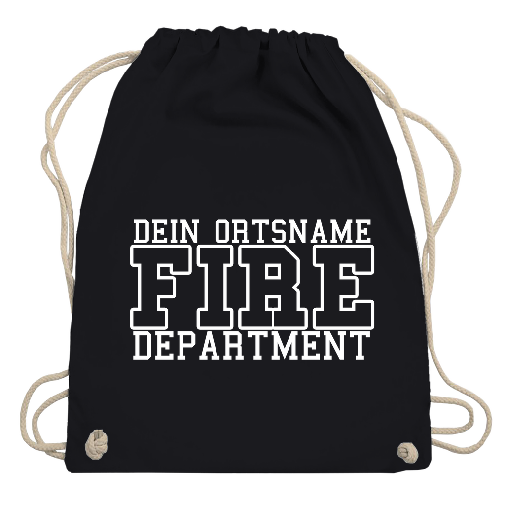 Turnbeutel - Fire Department (Personalisierbar)