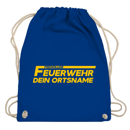 Turnbeutel - Freiwillige Feuerwehr Gelb [Personalisierbar]