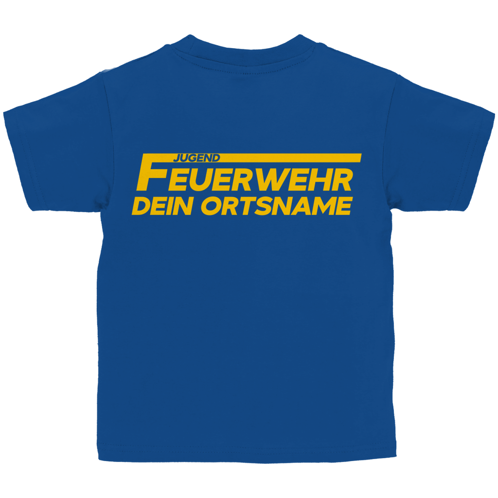 Kinder T-Shirt - Jugendfeuerwehr Gelb [Personalisierbar]