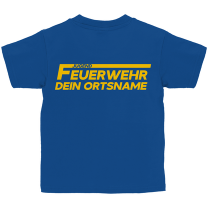 Kinder T-Shirt - Jugendfeuerwehr Gelb [Personalisierbar]