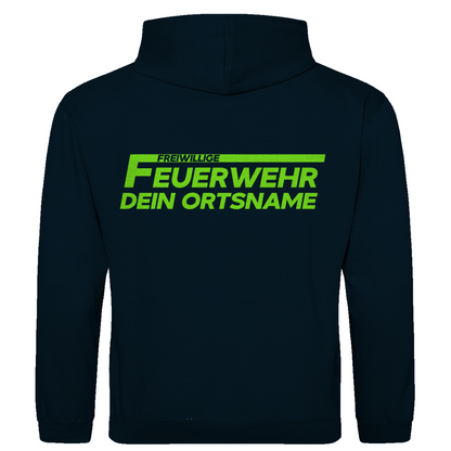 Herren Hoodie - Freiwillige Feuerwehr Grün (Personalisierbar)
