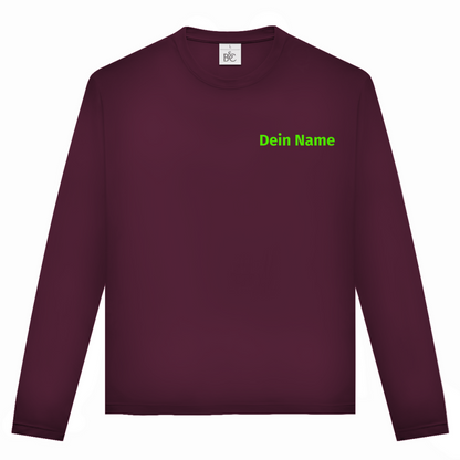 Unisex Langarmshirt - Freiwillige Feuerwehr Grün [Personalisierbar]