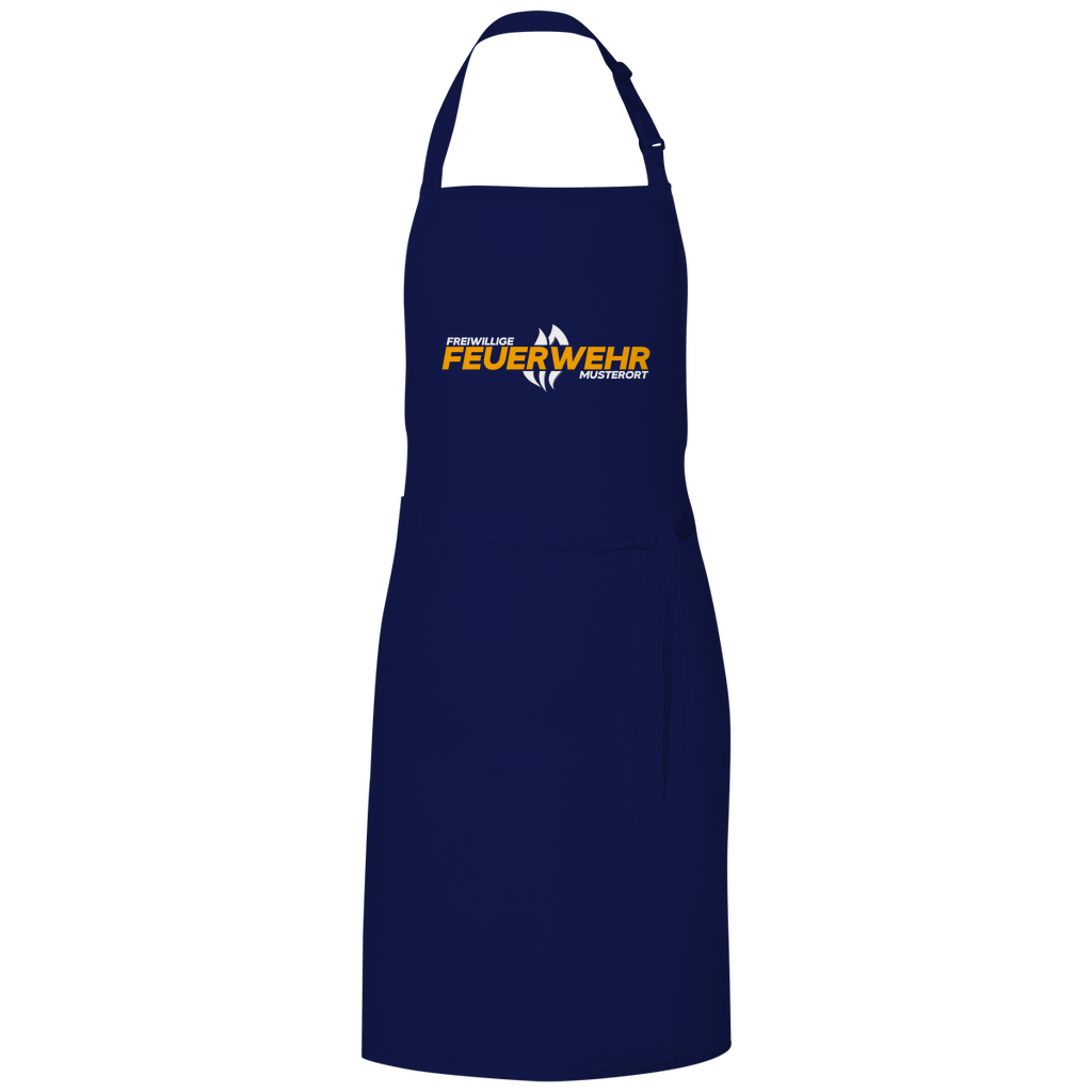 Grillschürze - Flamme Freiwillige Feuerwehr Gelb [Personalisierbar]