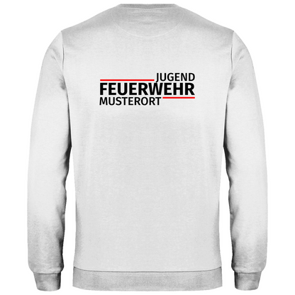 Herren Sweatshirt - Modern Jugendfeuerwehr [Personalisierbar]