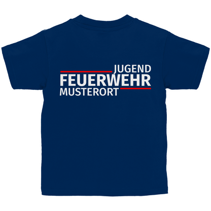 Kinder T-Shirt - Modern Jugendfeuerwehr [Personalisierbar]