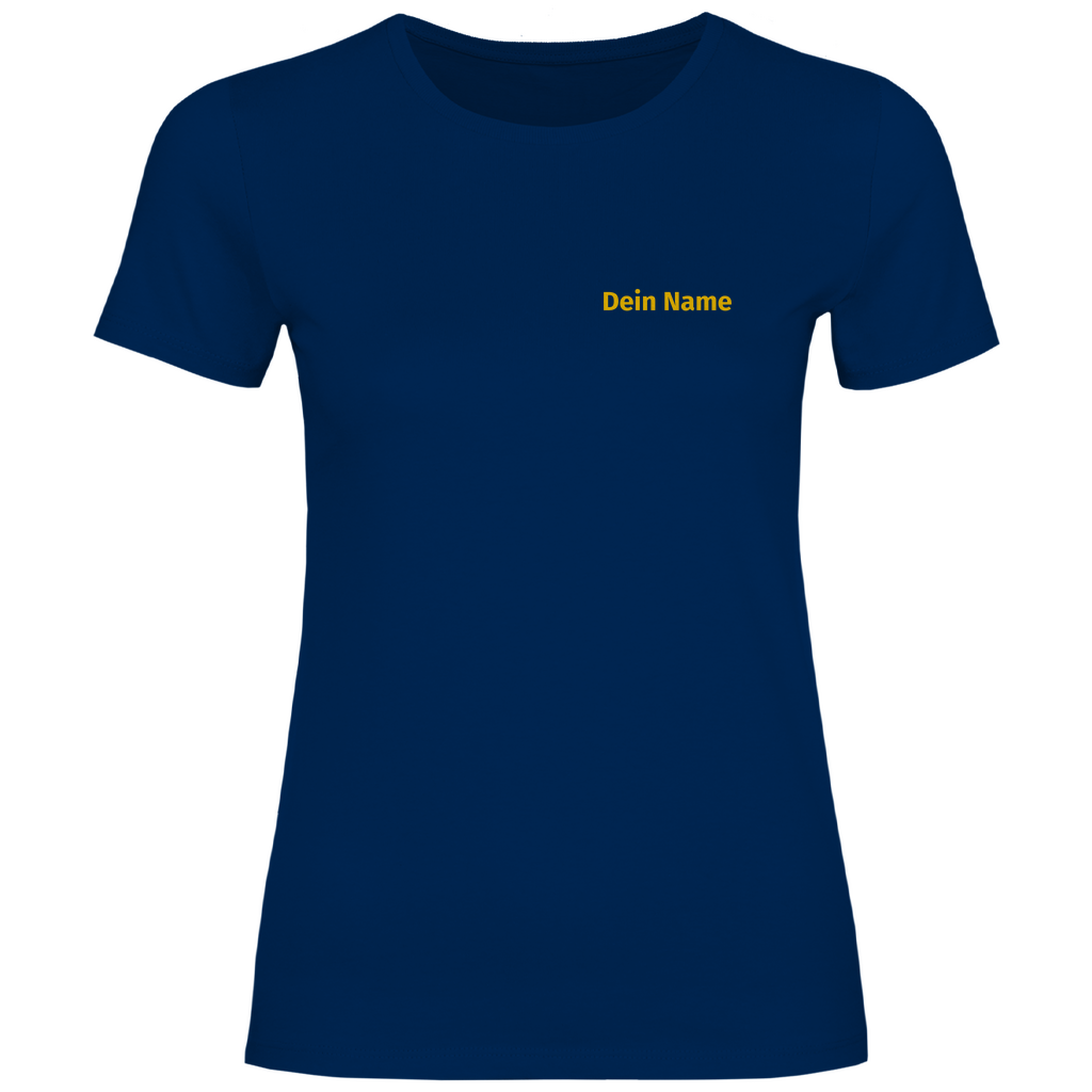 Damen T-Shirt - Freiwillige Feuerwehr Gelb [Personalisierbar]