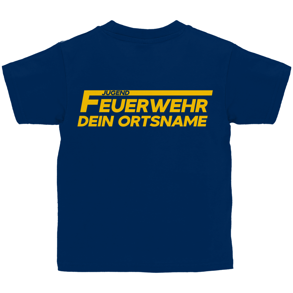 Kinder T-Shirt - Jugendfeuerwehr Gelb [Personalisierbar]