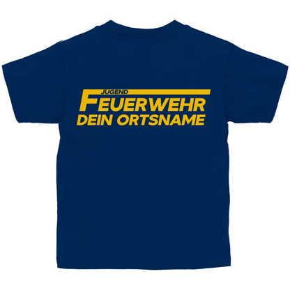 Kinder T-Shirt - Jugendfeuerwehr Gelb [Personalisierbar]