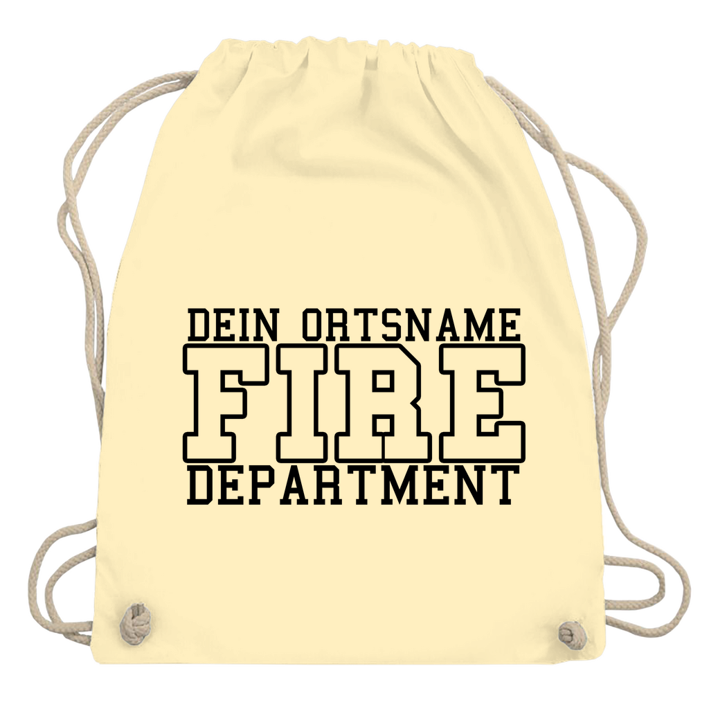 Turnbeutel - Fire Department (Personalisierbar)